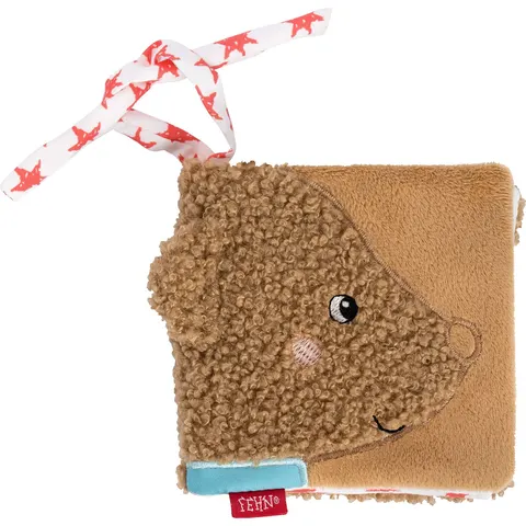 Fehn Stoffbuch Bär Fred – braun – Bild 2