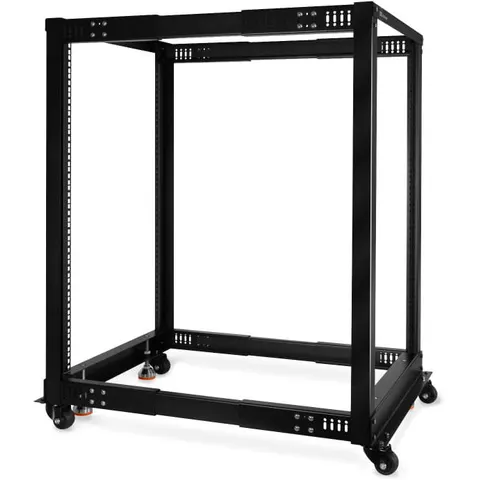 Alphacool ES 19" Open Frame Serverrack 18HE Verstellbare Tiefe – Bild 2
