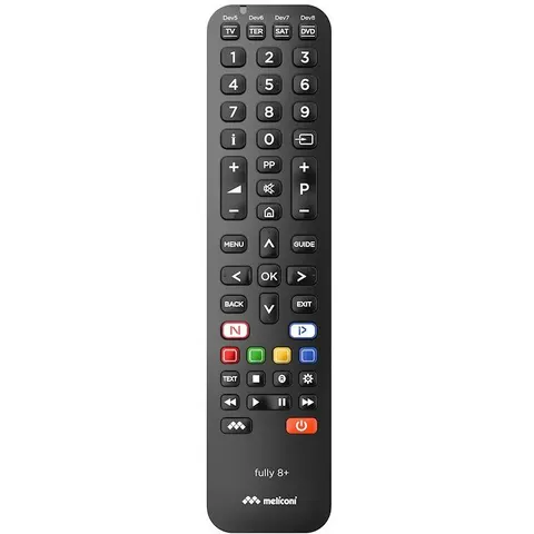 Telecomando tv Meliconi 808014 FULLY 8+ Black – immagine 2