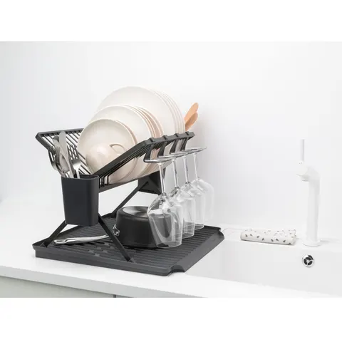 Brabantia SinkSide Large Foldable Dish Rack - Grey – image 2