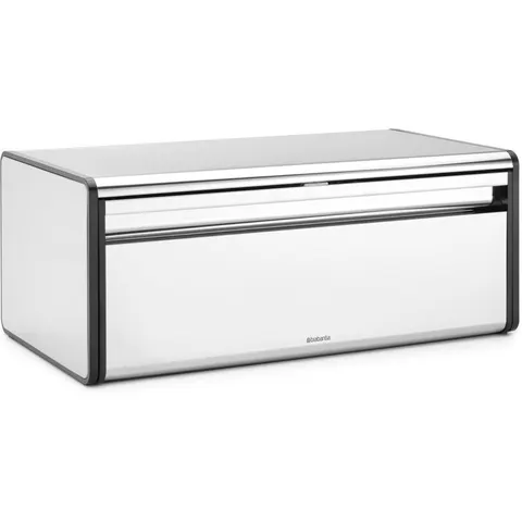 Brabantia Fall Front Bread Bin Silver – image 2