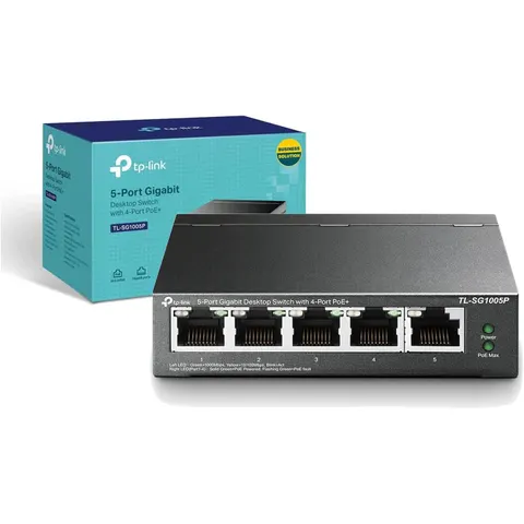 Switch Tp-link TL-SG1005P (5x 10/100/1000Mbps) – zdjęcie 2
