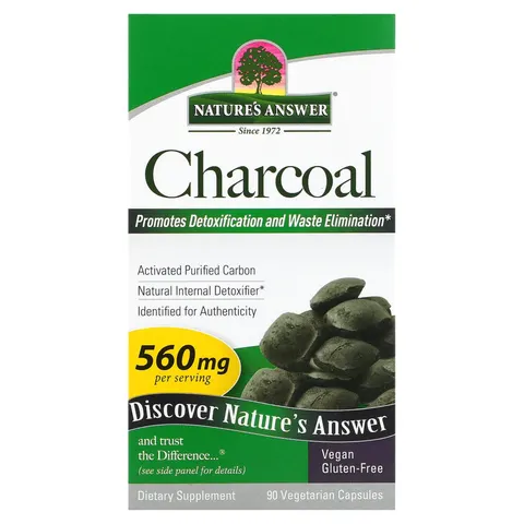 Nature's Answer Charcoal Caps 90 1554 – image 3