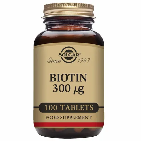 Solgar Biotin 300 mcg 100 Tablets – image 5
