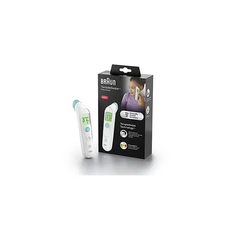 TempleSwipe BST200 Forehead Thermometer with Colour Coded Temperature Display Safe Hygienic Fast Clinically Accurate Gentle Easy to Use All Ages – image 2