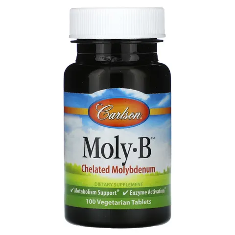 Carlson, Moly-B, 100 Vegetarian Tablets – image 2