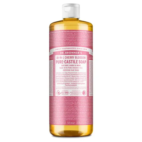 Dr. Bronner's Cherry Blossom Liquid Soap 945 ml – image 3