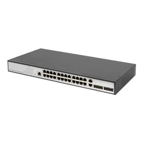DIGITUS Switch 24-Port Gigabit Managed schwarz – Bild 3