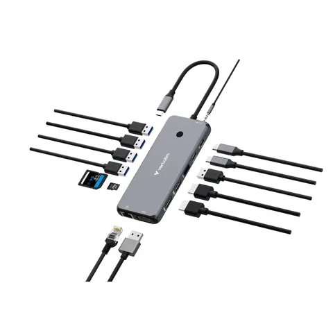 Verbatim CMH-14 USB Type-C 5000 Mbit/s Silver – image 2