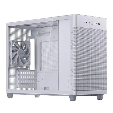 ASUS PRIME AP201 CASE TG WHITE Mini Tower – image 2