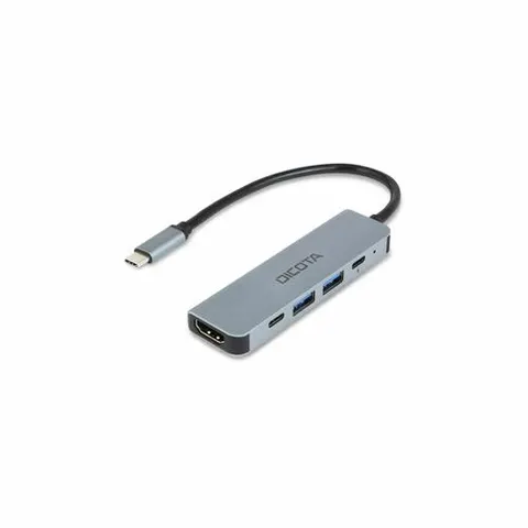 DICOTA D32060 laptop dock/port replicator USB Type-C Silver – image 2