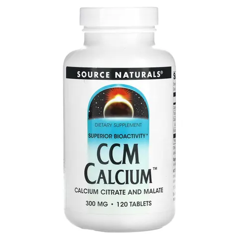 Source Naturals, CCM Calcium, 300 mg, 120 Tablets – image 2