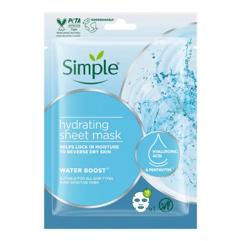 Simple Water Boost Hydrating Sheet Face Mask – image 3