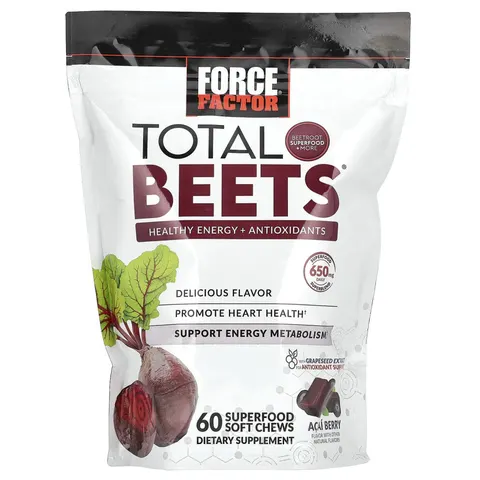 Force Factor Total Beets Soft Chews – 60 Count – image 3