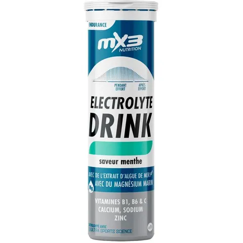 MX3 Nutrition - Electrolytes Drink x15 Menthe – image 2