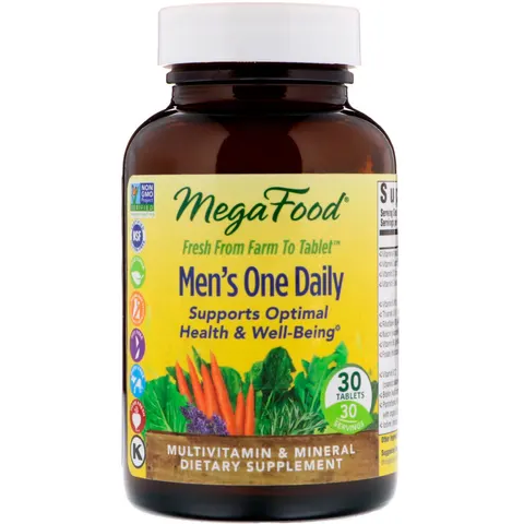 MegaFood, Men’s One Daily, 30 Tablets – image 2