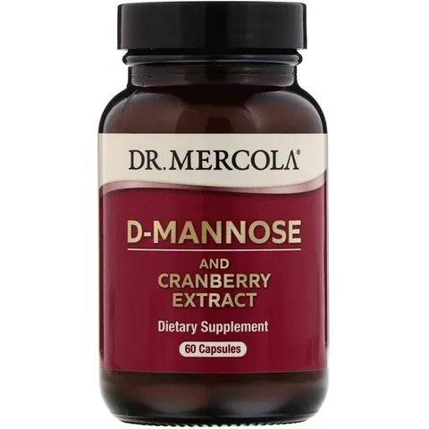Dr. Mercola, D-Mannose and Cranberry Extract, 60 Capsules – image 3