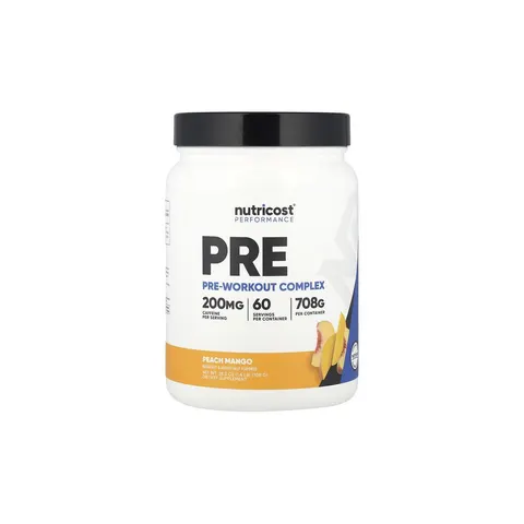 Nutricost, Performance, Pre-Workout Complex, Peach Mango, 1.6 lb (708 g) – image 2