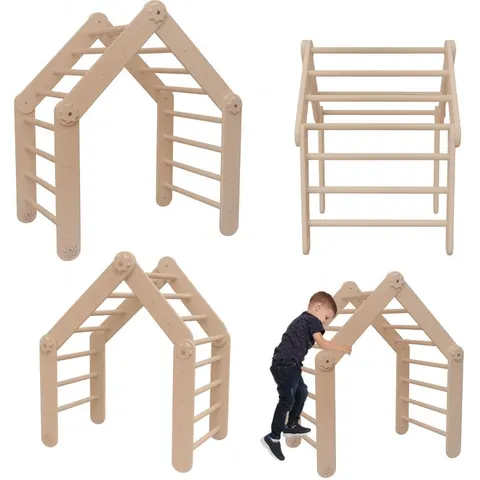 Monkey-Gym Barre de traction Flip - bois – image 3