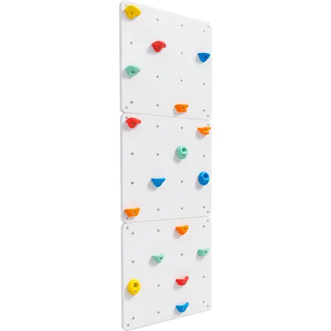 Monkey-Gym Mur d’escalade intérieur blanc - coloré – image 2