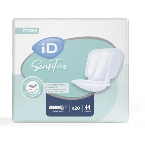 Ontex iD iD Sensitive Form Extra Plus - 4 paquets de 20 protections – image 2