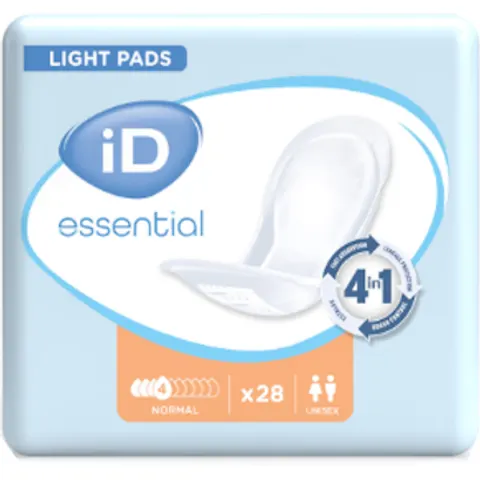Ontex iD iD Essential Light Pads Normal - 12 paquets de 28 protections – image 2