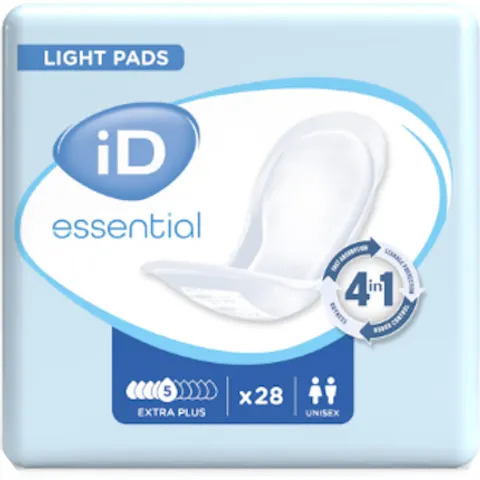 Ontex iD iD Essential Light Pads Extra Plus - 10 paquets de 28 protections – image 2