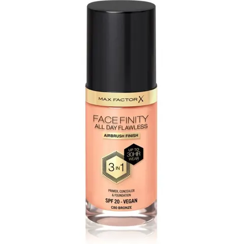 Max Factor Base, correcteur et fond de teint Facefinity 3IN1 #80-bronze – image 2