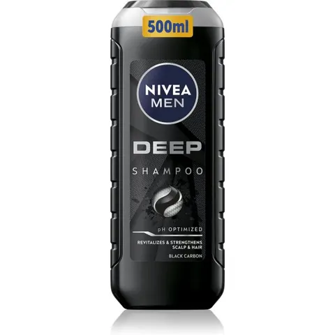 NIVEA MEN Deep shampoing fortifiant 500 ml – image 2
