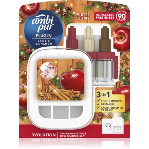 AmbiPur 3volution Apple & Cinnamon diffuseur électrique de parfum d'ambiance avec recharge 20 ml – image 2