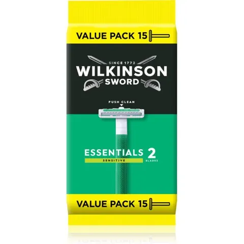 Wilkinson Sword Essentials 2 Sensitive rasoirs jetables 15 pcs – image 2