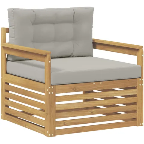 vidaXL Canapé d’extérieur Polyester Blanc – 651512 – image 2