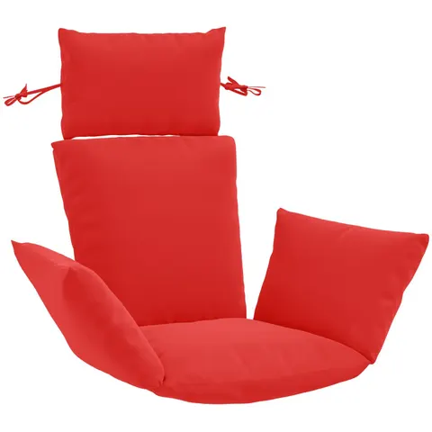 vidaXL Coussin Adirondack PUTTEN 100 % polyester Rouge – 451075 – image 2