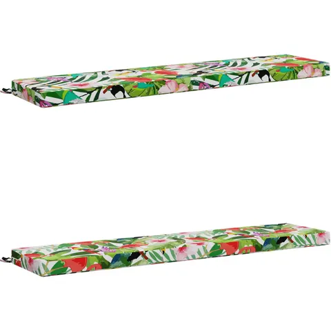 vidaXL Coussins de Banc SOEST 2 pc 100 % polyester Multicolore – 468882 – image 2