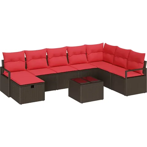 vidaXL Ensemble de Canapés 5 pc polyrotin – 406941 – image 3