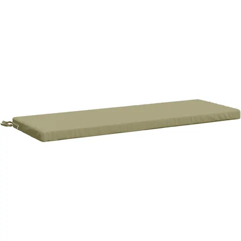 vidaXL Coussin de banc SOEST 100 % polyester Vert clair – 456353 – image 2