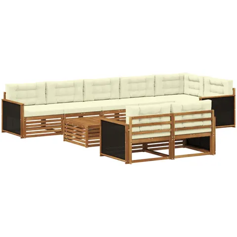 vidaXL Ensemble de canapés d'extérieur 9 pc – 709103 – image 3