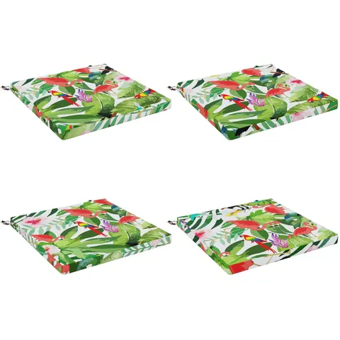 vidaXL Coussins de siège SOEST 4 pc 100 % polyester Multicolore – 416975 – image 2