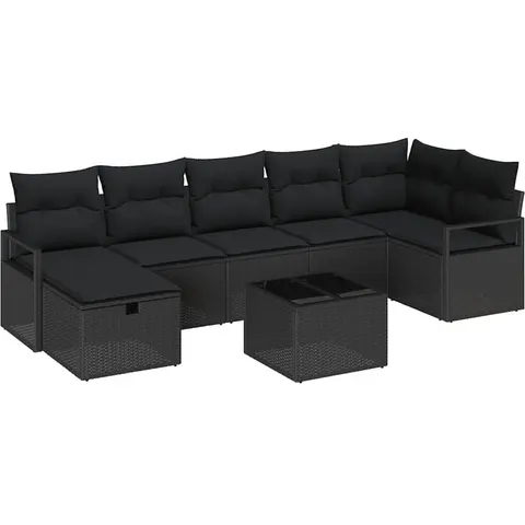 vidaXL Ensemble de Canapés 5 pc polyrotin – 406637 – image 3