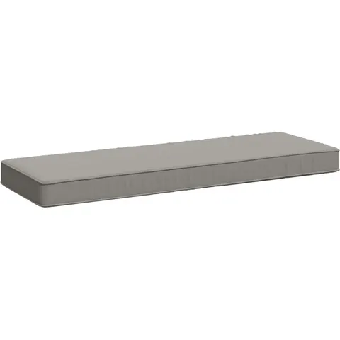 vidaXL Coussin de banc 1 pièce VUGHT 100 % polyester Gris – 479338 – image 2