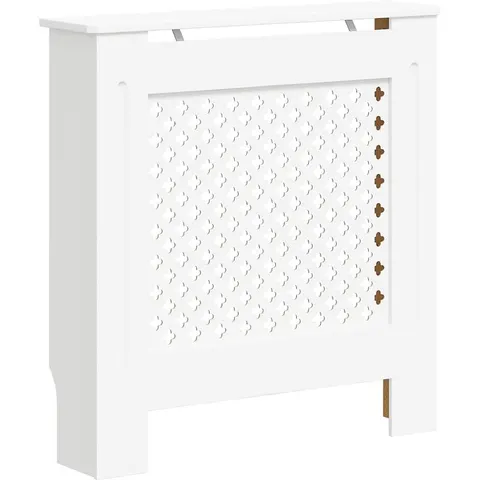 vidaXL Cache-radiateur MDF Blanc 78 cm – 155127 – image 3