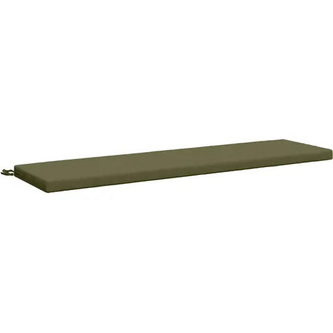 vidaXL Coussin de banc SOEST 100 % polyester Vert olive – 457497 – image 2