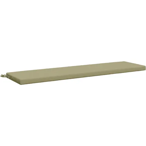 vidaXL Coussin de banc SOEST 100 % polyester Vert clair – 457510 – image 2
