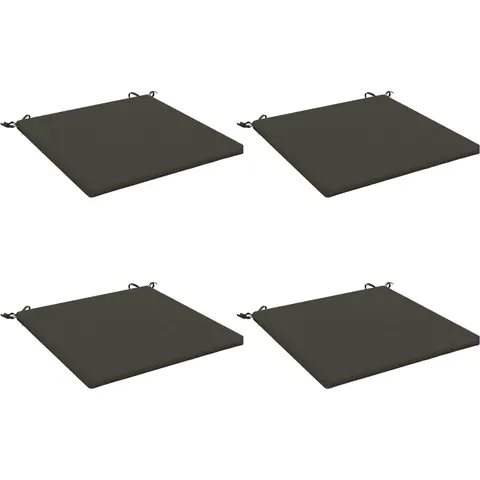 vidaXL Coussins de siège SOEST 4 pc 100 % polyester Anthracite – 417958 – image 3