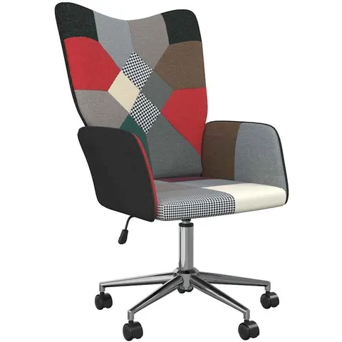 vidaXL Chaise de relaxation Patchwork Tissu – 425763 – image 2