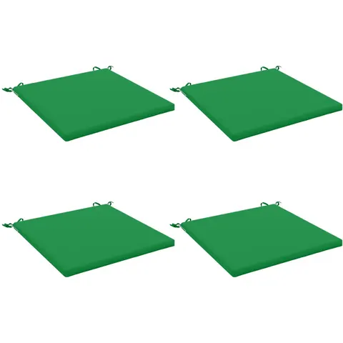 vidaXL Coussins de siège SOEST 4 pc 100 % polyester Vert – 418177 – image 2