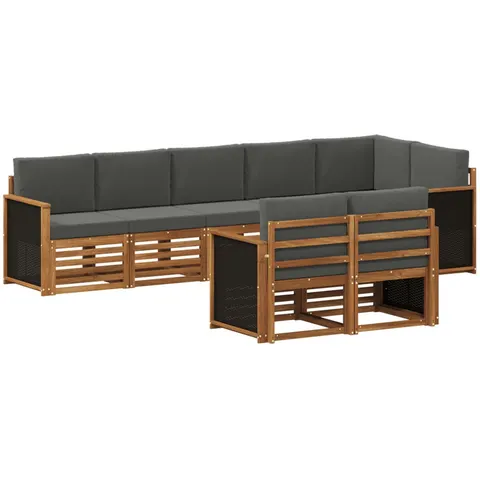 vidaXL Ensemble de canapés d'extérieur 7 pc – 692320 – image 3