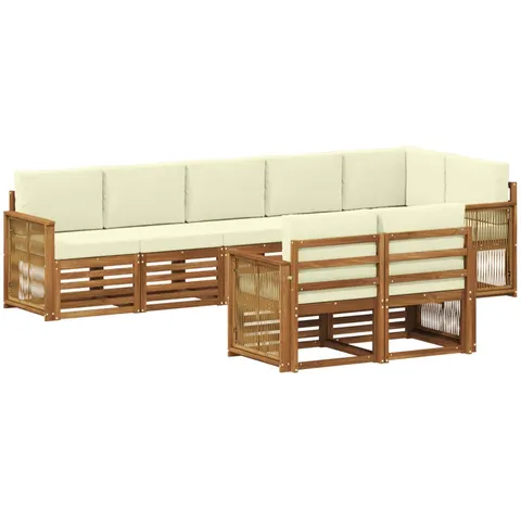 vidaXL Ensemble de canapés d'extérieur 7 pc – 692450 – image 3