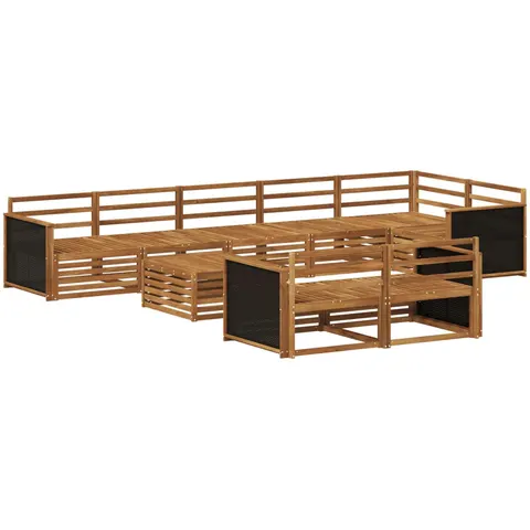 vidaXL Ensemble de canapés d'extérieur 9 pc – 709097 – image 3