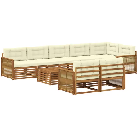 vidaXL Ensemble de canapés d'extérieur 9 pc – 709257 – image 3